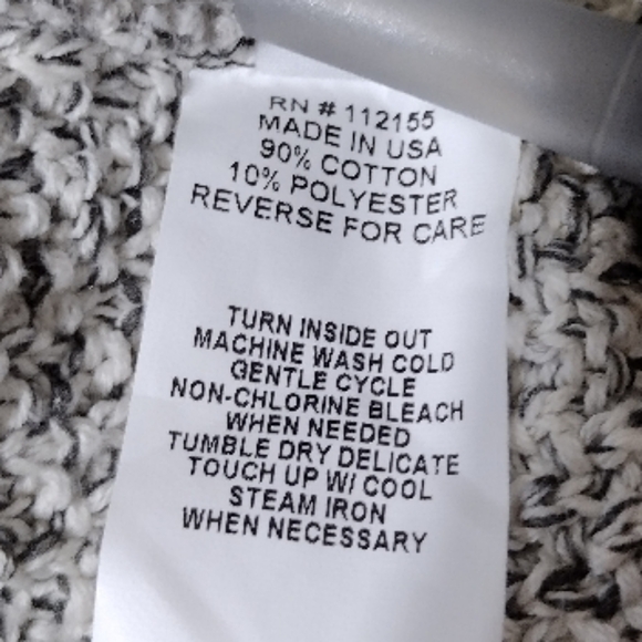 Relisted Soft Surroundings TurtuleNeck Sweater Womens XL Cream Red Boho Retro - Picture 9 of 9